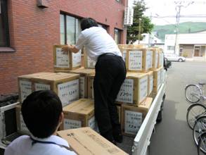 支援物資第２次搬送