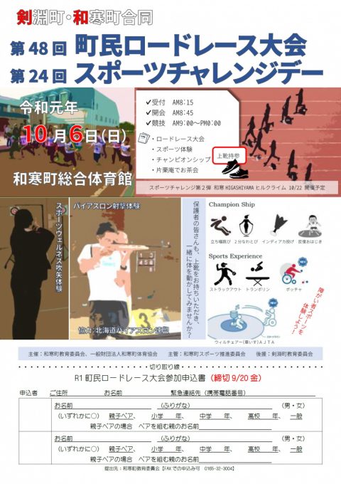 スポーツチャレンジデーのポスター